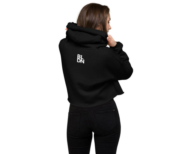 Framed Masterpiece Women's Crop Hoodie